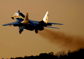 Polish Air Force (Siły Powietrzne) Mikoyan-Gurevich MiG-29UB Fulcrum (4123) at  Minsk Mazowiecki, Poland