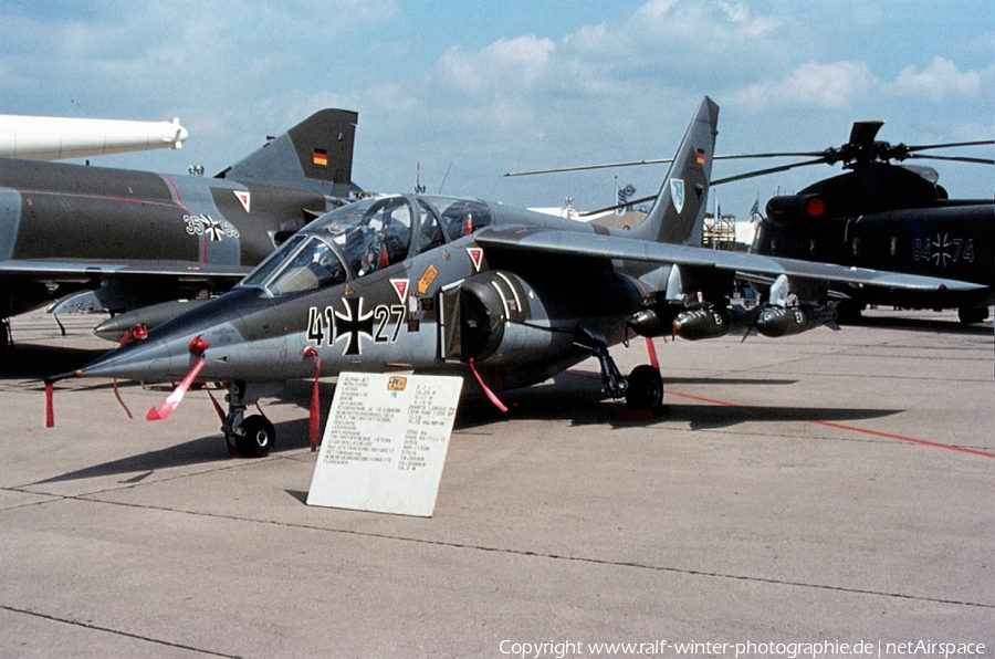German Air Force (Luftwaffe) Dassault-Dornier Alpha Jet A (4127) | Photo 546303