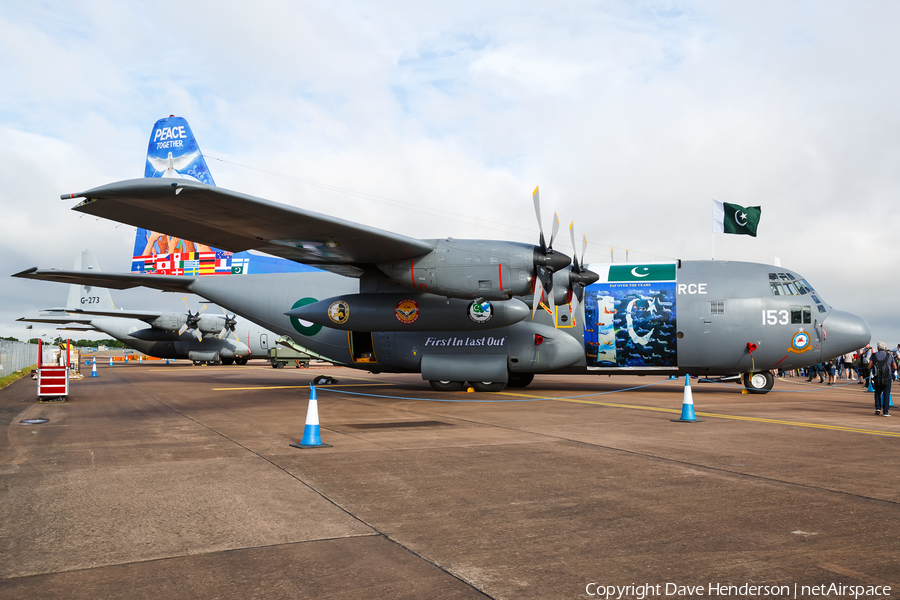 Pakistan Air Force Lockheed C-130E Hercules (4153) | Photo 194496