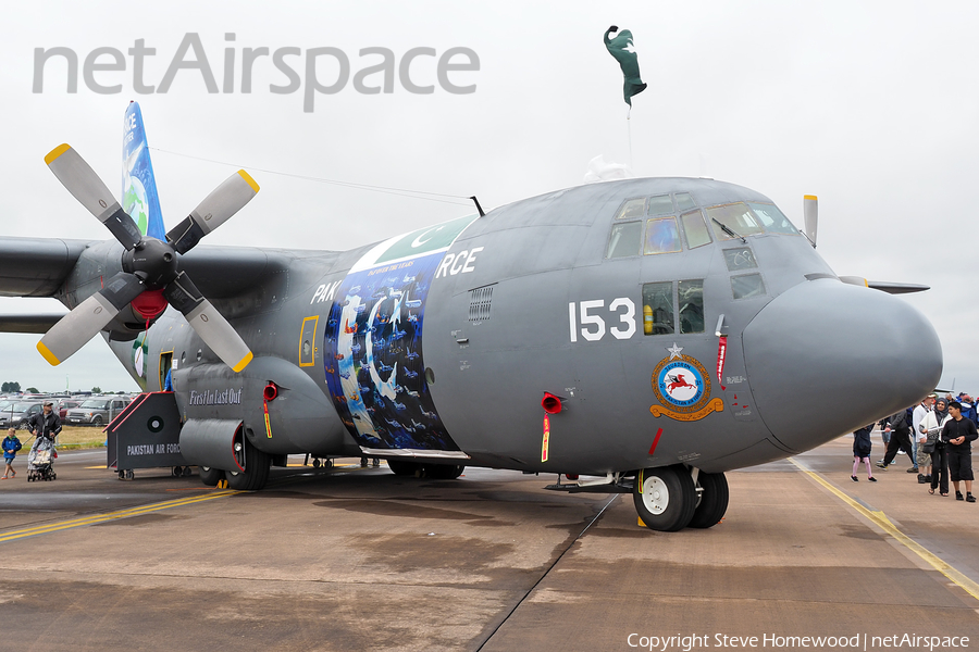 Pakistan Air Force Lockheed C-130E Hercules (4153) | Photo 185025