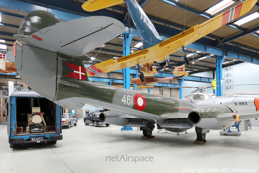 Royal Danish Air Force (Flyvevåbnet) Gloster Meteor F.4 (43-461) | Photo 530429