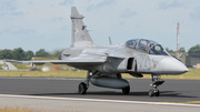 Hungarian Air Force (Magyar Légierő) SAAB JAS 39D Gripen (43) at  Schleswig - Jagel Air Base, Germany
