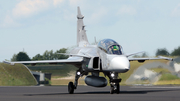 Hungarian Air Force (Magyar Légierő) SAAB JAS 39D Gripen (43) at  Schleswig - Jagel Air Base, Germany