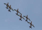 United Arab Emirates Air Force Aermacchi MB-339NAT (437) at  RAF Fairford, United Kingdom