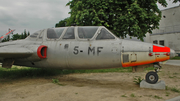 French Air Force (Armée de l’Air) Fouga CM-170 Magister (458) at  Krakow Rakowice-Czyzyny (closed) Polish Aviation Museum (open), Poland