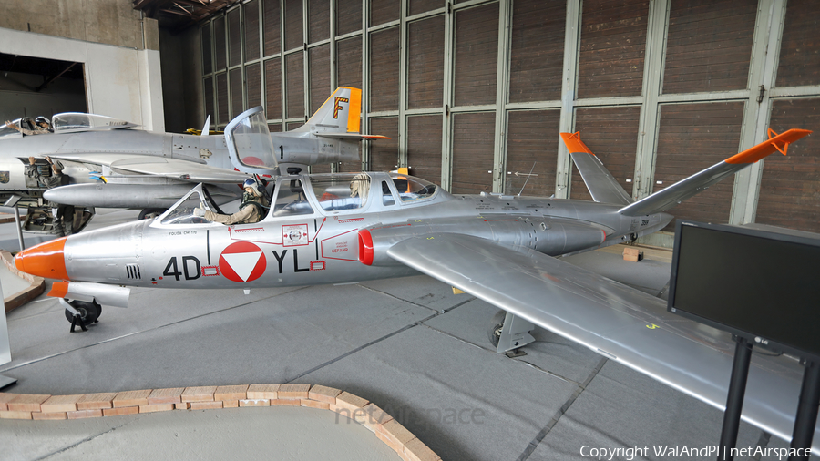 Austrian Air Force Fouga CM-170 Magister (4D-YL) | Photo 529728