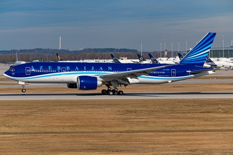Azerbaijani Government Boeing 777-200(LR) (4K-AI001) at  Munich, Germany