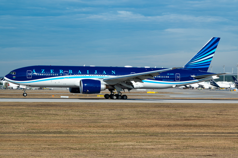 Azerbaijani Government Boeing 777-200(LR) (4K-AI001) at  Munich, Germany