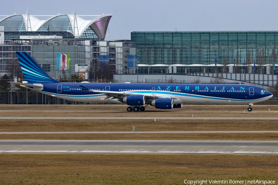 Azerbaijan Airlines Airbus A340-642 (4K-AI08) | Photo 591795