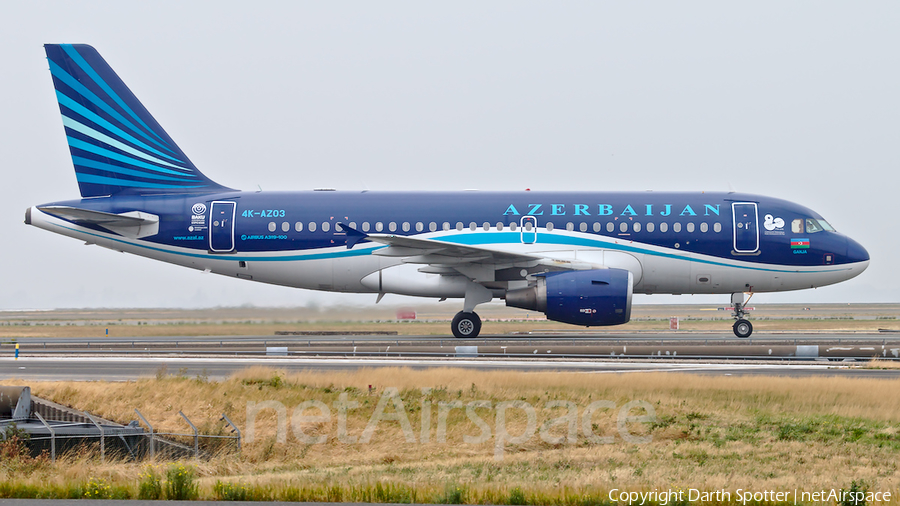 Azerbaijan Airlines Airbus A319-111 (4K-AZ03) | Photo 337282