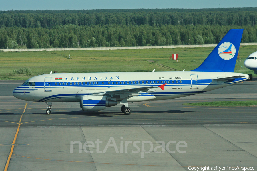 Azerbaijan Airlines Airbus A319-111 (4K-AZ03) | Photo 186396