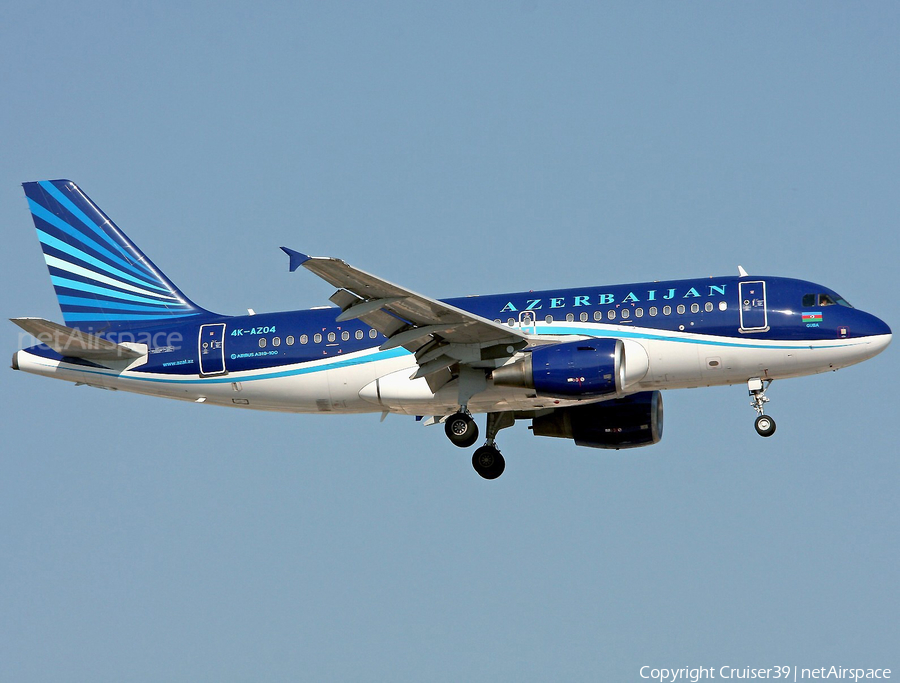 Azerbaijan Airlines Airbus A319-111 (4K-AZ04) | Photo 365108