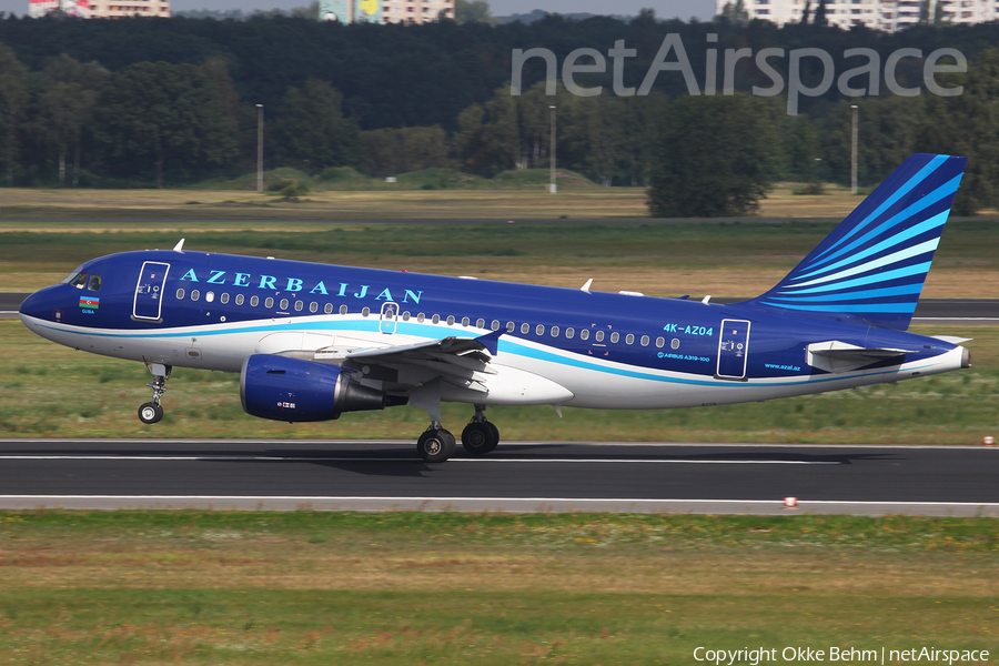 Azerbaijan Airlines Airbus A319-111 (4K-AZ04) | Photo 186582