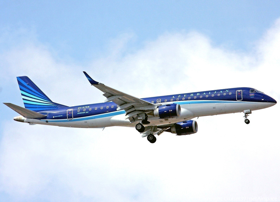 Azerbaijan Airlines Embraer ERJ-190AR (ERJ-190-100IGW) (4K-AZ66) | Photo 134996
