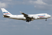Silk Way West Airlines Boeing 747-4H6F(SCD) (4K-BCV) at  Dallas/Ft. Worth - International, United States