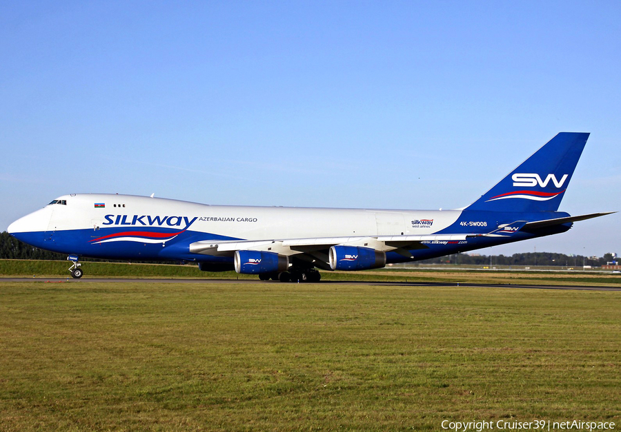 Silk Way West Airlines Boeing 747-4R7F (4K-SW008) | Photo 181236