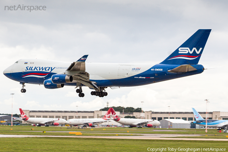 Silk Way West Airlines Boeing 747-4R7F (4K-SW008) | Photo 392896