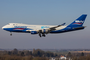 Silk Way West Airlines Boeing 747-4R7F (4K-SW008) at  Liege - Bierset, Belgium