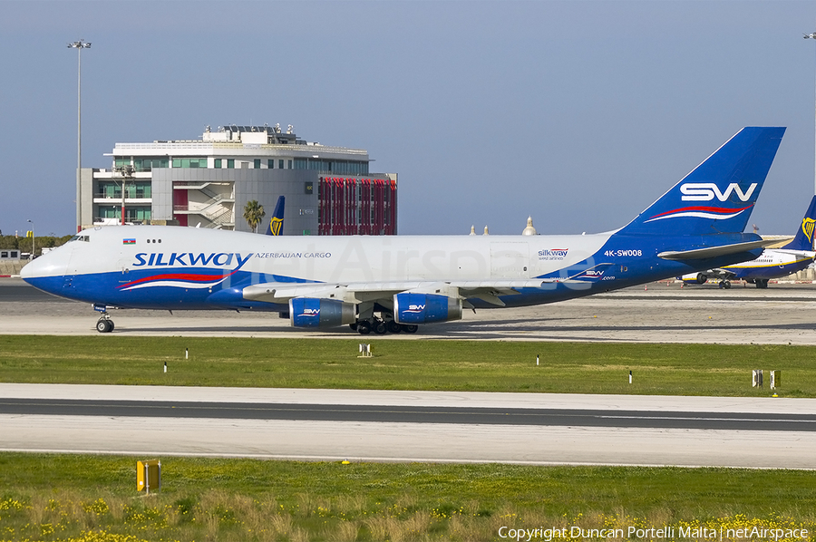 Silk Way West Airlines Boeing 747-4R7F (4K-SW008) | Photo 434783