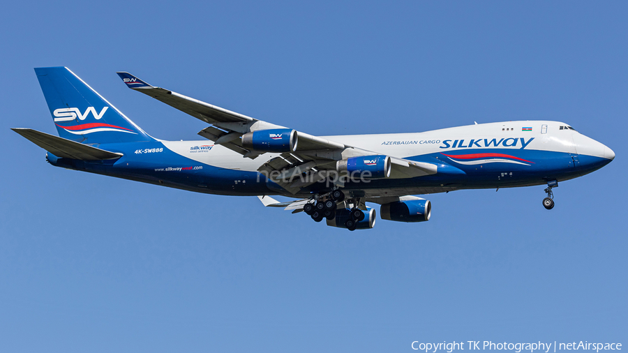 Silk Way West Airlines Boeing 747-4R7F (4K-SW888) | Photo 384184
