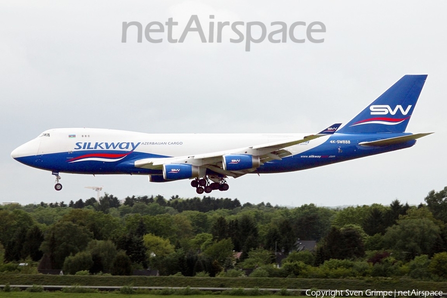 Silk Way West Airlines Boeing 747-4R7F (4K-SW888) | Photo 47190