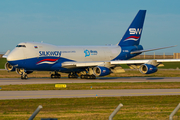 Silk Way West Airlines Boeing 747-4R7F (4K-SW888) at  Leipzig/Halle - Schkeuditz, Germany