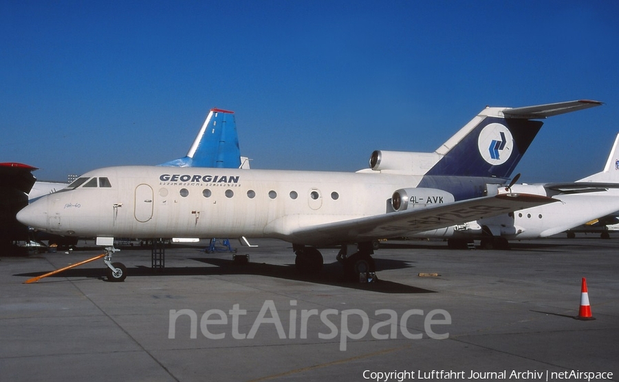 Georgian Airlines Yakovlev Yak-40 (4L-AVK) | Photo 401989