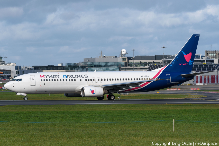 MyWay Airlines Boeing 737-8AL (4L-BQJ) | Photo 362050