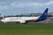 MyWay Airlines Boeing 737-8AL (4L-BQJ) at  Dublin, Ireland