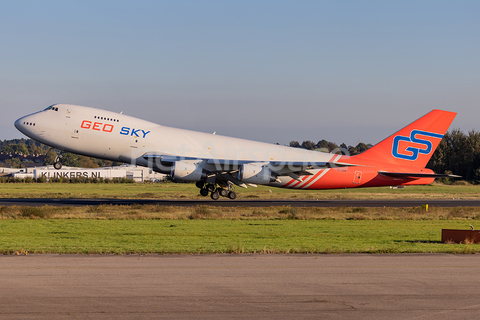 Geo-Sky Boeing 747-236F(SCD) (4L-GEN) at  Maastricht-Aachen, Netherlands