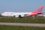 Geo-Sky Boeing 747-236F(SCD) (4L-GEN) at  Maastricht-Aachen, Netherlands