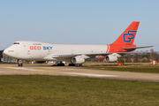 Geo-Sky Boeing 747-236B(SF) (4L-GEO) at  Maastricht-Aachen, Netherlands