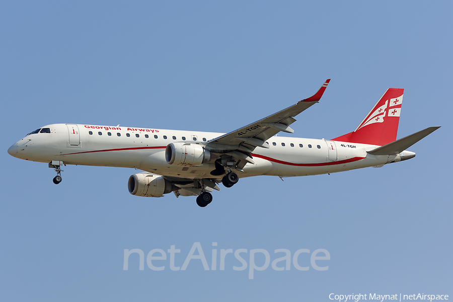 Airzena Georgian Airways Embraer ERJ-190AR (ERJ-190-100IGW) (4L-TGH) | Photo 409675