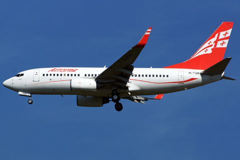 Airzena Georgian Airways Boeing 737-7BK (4L-TGN) at  Moscow - Vnukovo, Russia