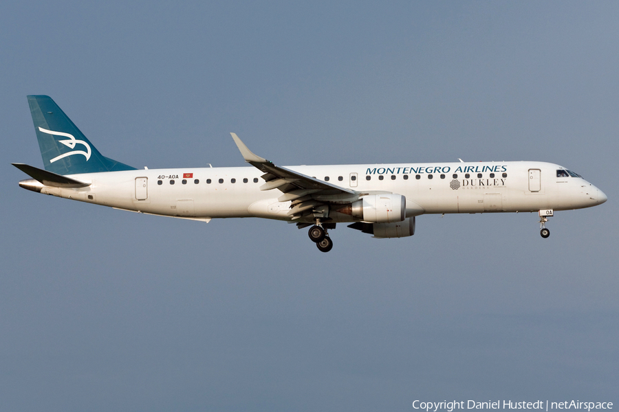 Montenegro Airlines Embraer ERJ-195LR (ERJ-190-200LR) (4O-AOA) | Photo 502190