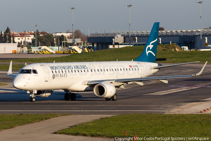 Montenegro Airlines Embraer ERJ-195LR (ERJ-190-200LR) (4O-AOB) | Photo 96209