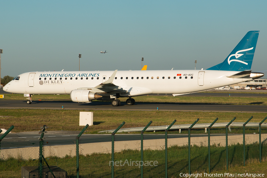 Montenegro Airlines Embraer ERJ-195LR (ERJ-190-200LR) (4O-AOC) | Photo 62668