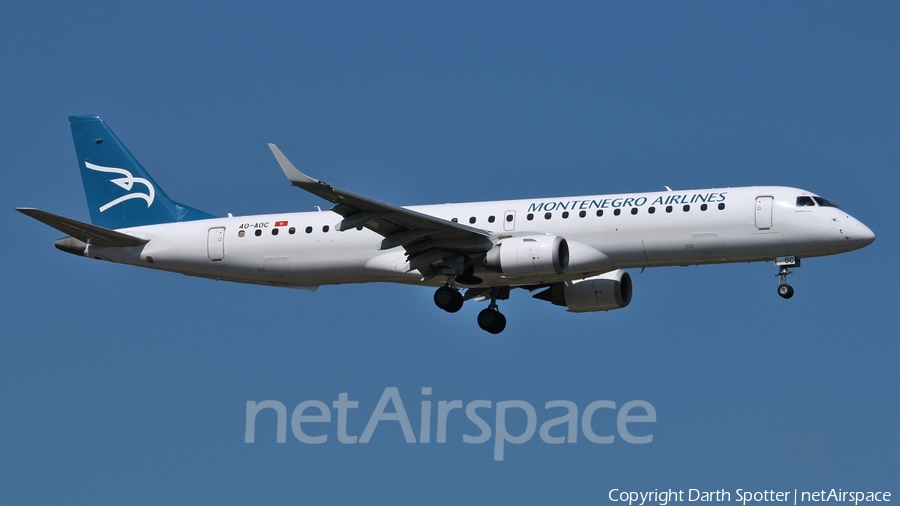 Montenegro Airlines Embraer ERJ-195LR (ERJ-190-200LR) (4O-AOC) | Photo 216051