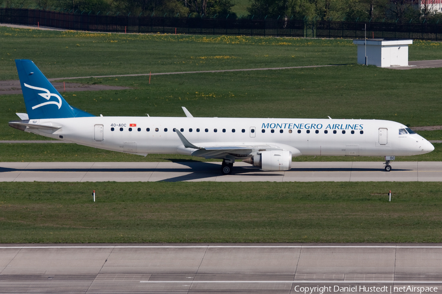 Montenegro Airlines Embraer ERJ-195LR (ERJ-190-200LR) (4O-AOC) | Photo 421340