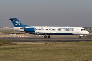 Montenegro Airlines Fokker 100 (4O-AOK) at  Frankfurt am Main, Germany