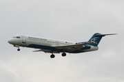 Montenegro Airlines Fokker 100 (4O-AOK) at  Frankfurt am Main, Germany