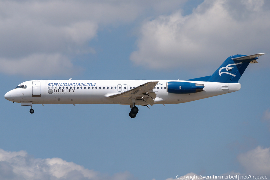 Montenegro Airlines Fokker 100 (4O-AOM) | Photo 102847