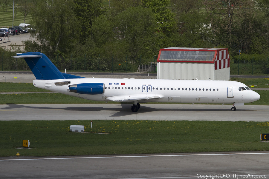 Montenegro Airlines Fokker 100 (4O-AOM) | Photo 351058