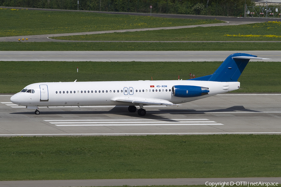 Montenegro Airlines Fokker 100 (4O-AOM) | Photo 351059