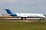 Montenegro Airlines Fokker 100 (4O-AOM) at  Frankfurt am Main, Germany