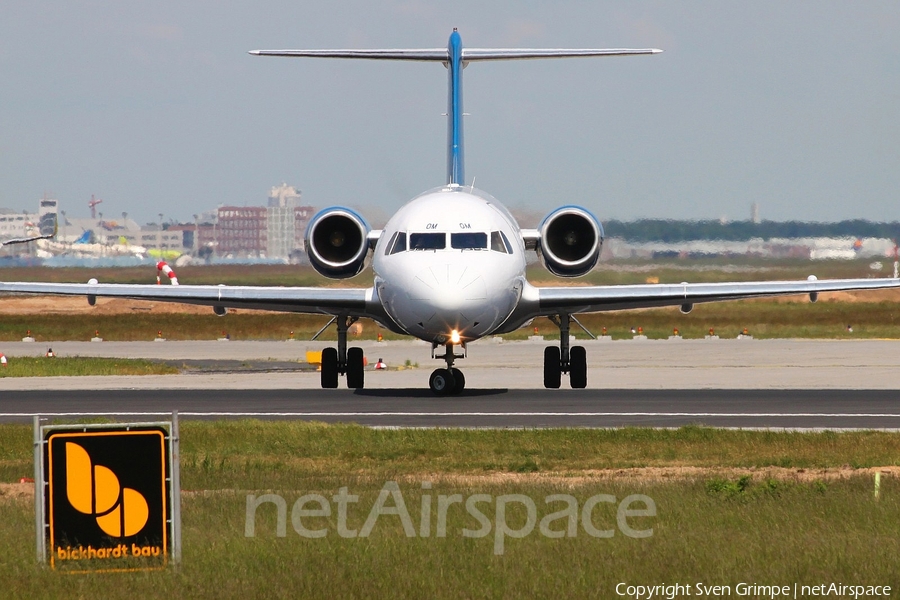 Montenegro Airlines Fokker 100 (4O-AOM) | Photo 14865