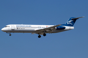 Montenegro Airlines Fokker 100 (4O-AOM) at  Frankfurt am Main, Germany