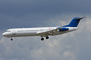 Montenegro Airlines Fokker 100 (4O-AOM) at  Frankfurt am Main, Germany