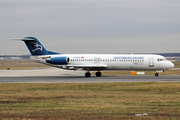 Montenegro Airlines Fokker 100 (4O-AOM) at  Frankfurt am Main, Germany