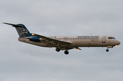 Montenegro Airlines Fokker 100 (4O-AOM) at  Hamburg - Fuhlsbuettel (Helmut Schmidt), Germany